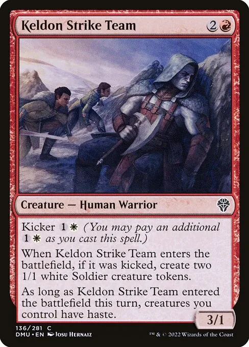 Keldon Strike Team · Dominaria United 136/453