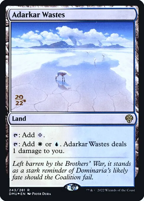 Adarkar Wastes · Dominaria United Promos 243s/161