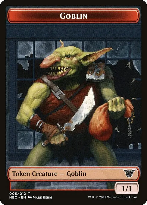 Goblin · Neon Dynasty Commander Tokens 5/12
