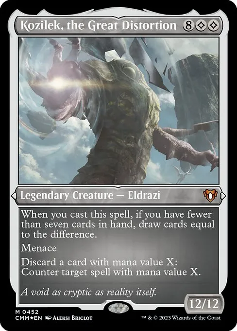 Kozilek, the Great Distortion · Commander Masters 452/1067