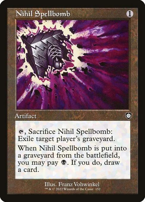 Nihil Spellbomb · The Brothers' War Commander 152/209