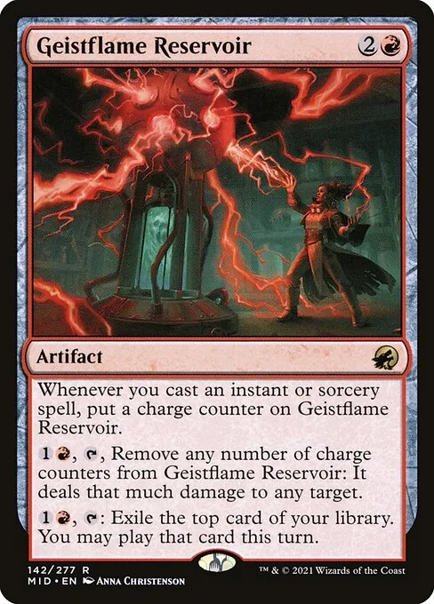 Geistflame Reservoir · Innistrad: Midnight Hunt 142/399