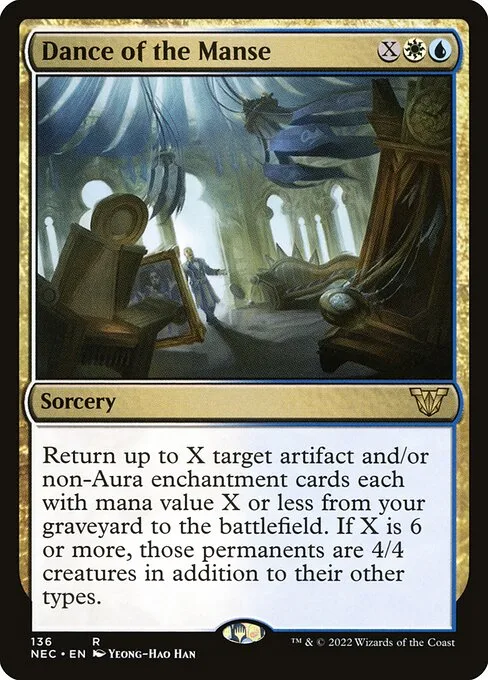 Dance of the Manse · Neon Dynasty Commander 136/179