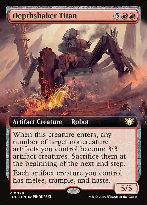 Depthshaker Titan · Edge of Eternities Commander 29/191
