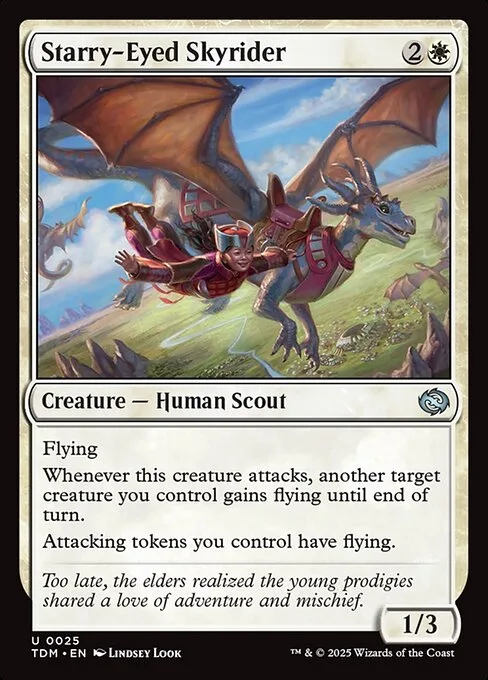 Starry-Eyed Skyrider · Tarkir: Dragonstorm 25/427