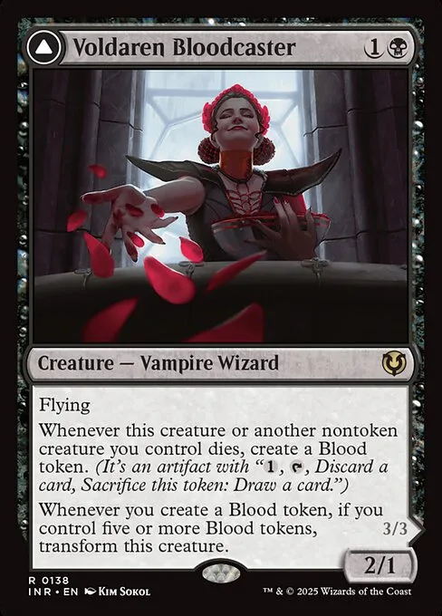 Voldaren Bloodcaster // Bloodbat Summoner · Innistrad Remastered 138/495