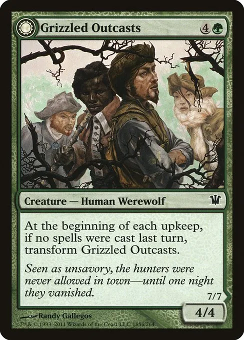Grizzled Outcasts // Krallenhorde Wantons · Innistrad 185/264