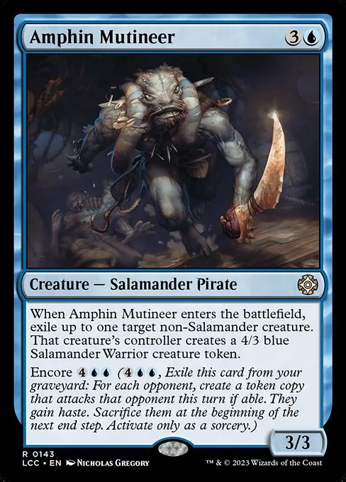 Amphin Mutineer · The Lost Caverns of Ixalan Commander 143/370