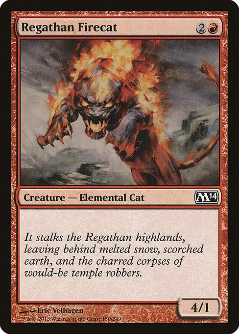 Regathan Firecat · Magic 2014 150/249