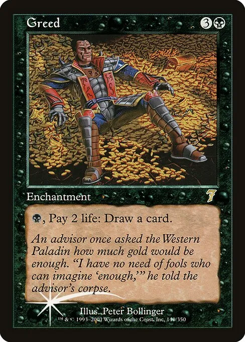 Greed · Seventh Edition 140★/708