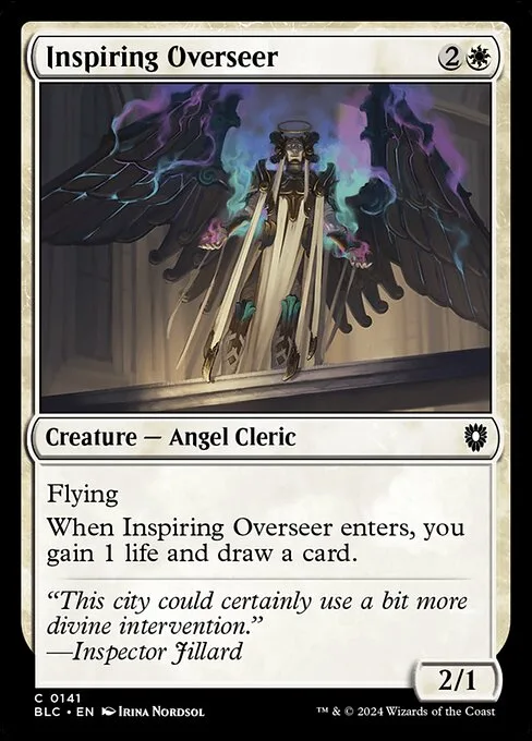 Inspiring Overseer · Bloomburrow Commander 141/356