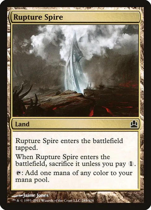 Rupture Spire · Commander 2011 285/318