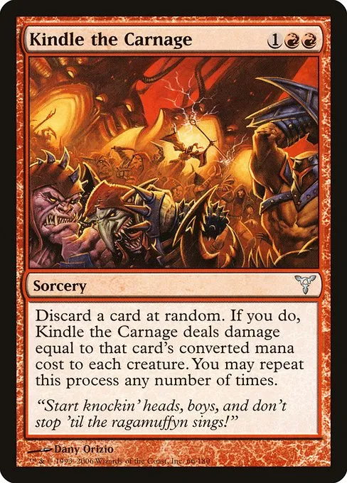 Kindle the Carnage · Dissension 66/180