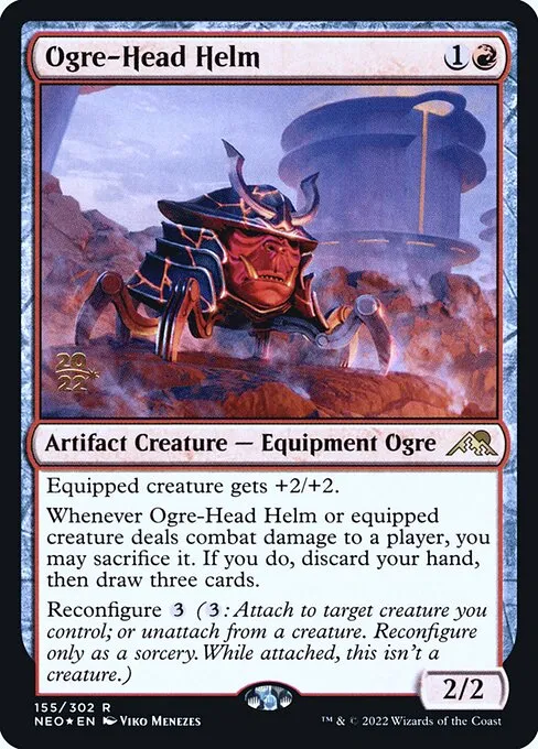 Ogre-Head Helm · Kamigawa: Neon Dynasty Promos 155s/148