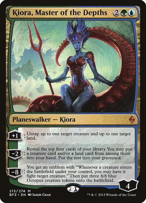 Kiora, Master of the Depths · Battle for Zendikar 213/299