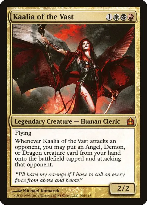 Kaalia of the Vast · Commander 2011 206/318