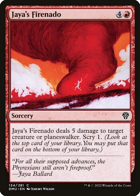 Jaya's Firenado · Dominaria United 134/453