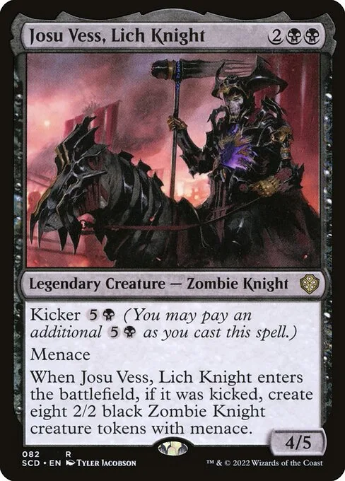Josu Vess, Lich Knight · Starter Commander Decks 82/352