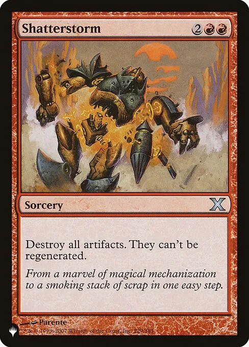 Shatterstorm · The List 10E-229/5050