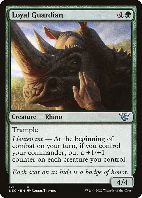 Loyal Guardian · Neon Dynasty Commander 121/179