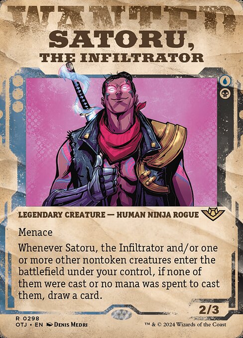 Satoru, the Infiltrator · Outlaws of Thunder Junction 298/374