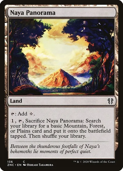 Naya Panorama · Zendikar Rising Commander 136/142