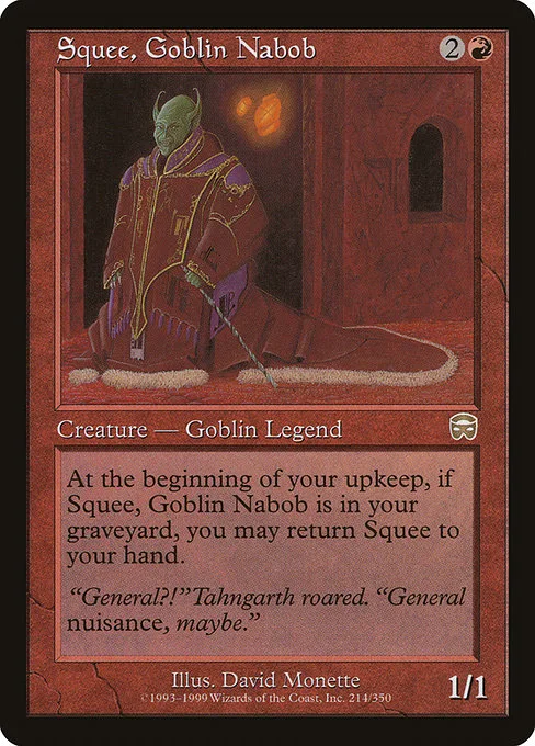 Squee, Goblin Nabob · Mercadian Masques 214/350