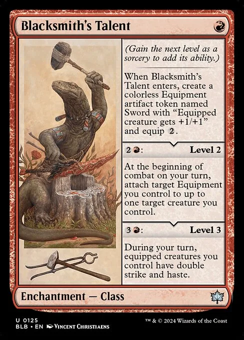 Blacksmith's Talent · Bloomburrow 125/398