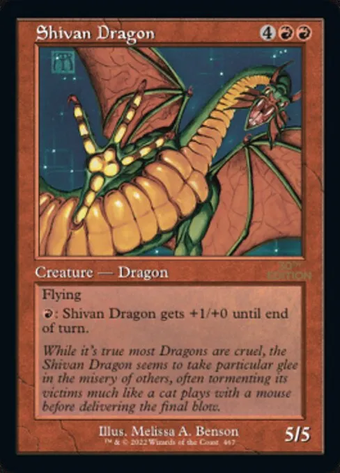 Shivan Dragon · 30th Anniversary Edition 467/594