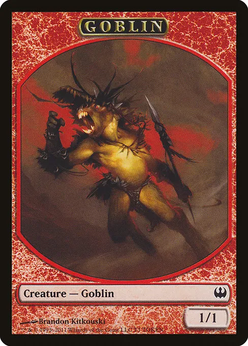 Goblin · Duel Decks: Knights vs. Dragons Tokens 1/1