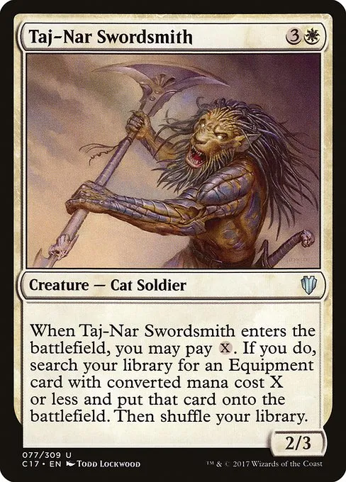 Taj-Nar Swordsmith · Commander 2017 77/309