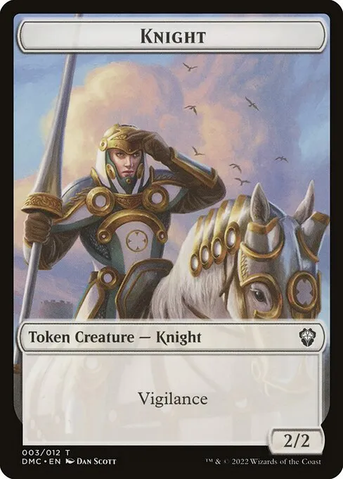 Knight · Dominaria United Commander Tokens 3/12