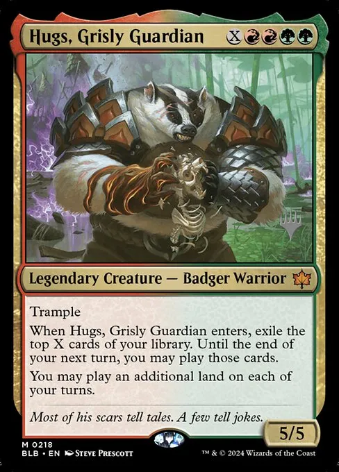 Hugs, Grisly Guardian · Bloomburrow Promos 218p/160