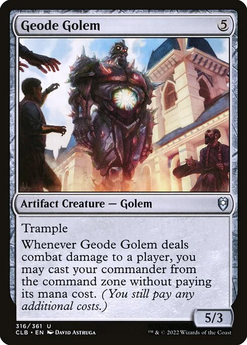 Geode Golem · Commander Legends: Battle for Baldur's Gate 316/936