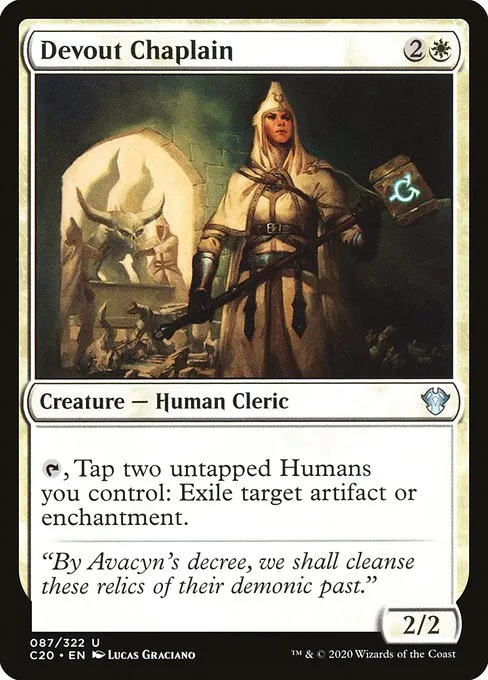Devout Chaplain · Commander 2020 87/322