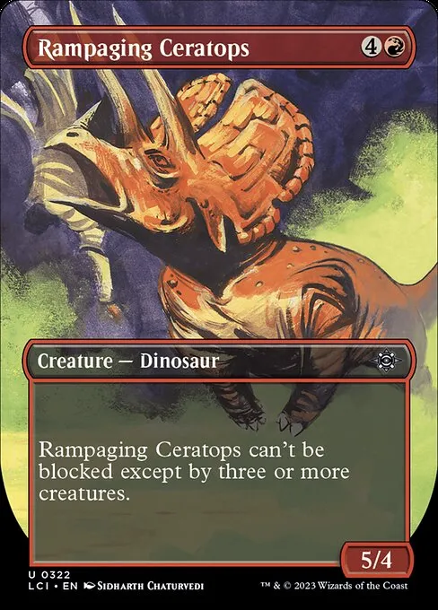 Rampaging Ceratops · The Lost Caverns of Ixalan 322/416