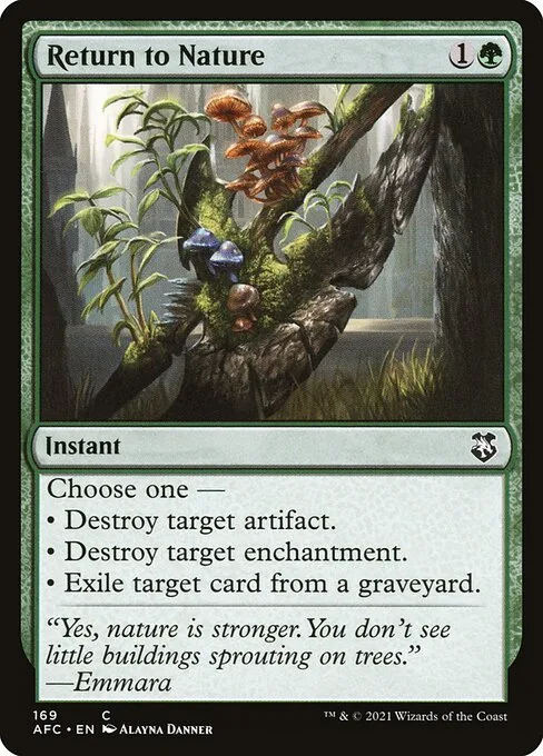 Return to Nature · Forgotten Realms Commander 169/331
