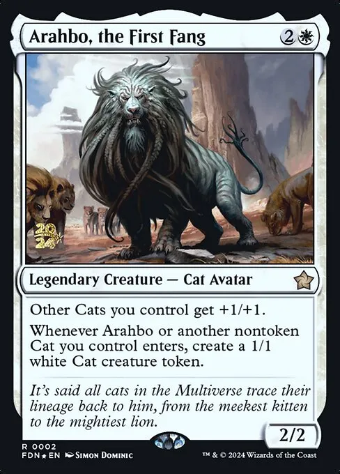 Arahbo, the First Fang · Foundations Promos 2s/106