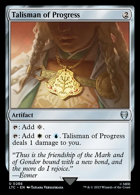 Talisman of Progress · Tales of Middle-earth Commander 286/591