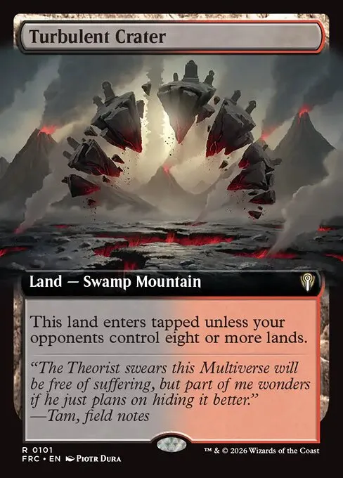 Turbulent Crater · Reality Fracture Commander 101/2