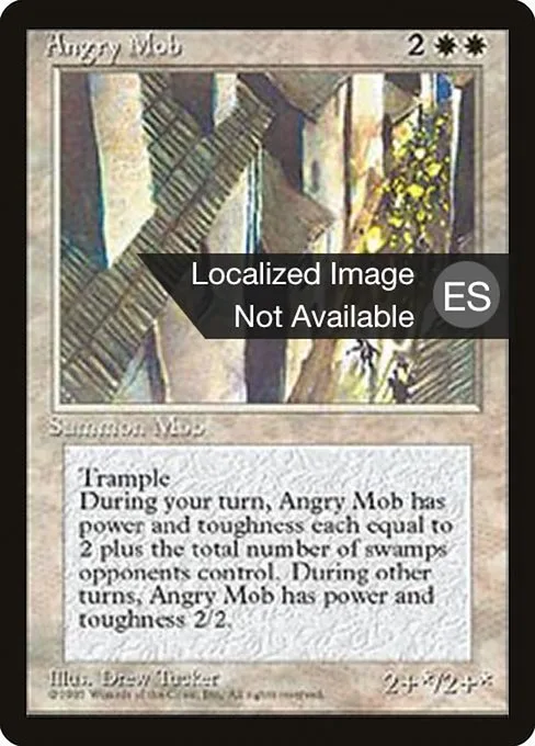 Angry Mob · Fourth Edition Foreign Black Border 3/378