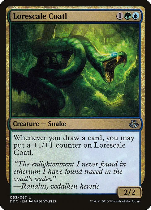 Lorescale Coatl · Duel Decks: Elspeth vs. Kiora 53/67