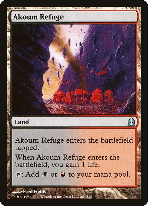 Akoum Refuge · Commander 2011 264/318