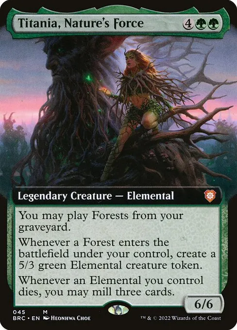 Titania, Nature's Force · The Brothers' War Commander 45/209