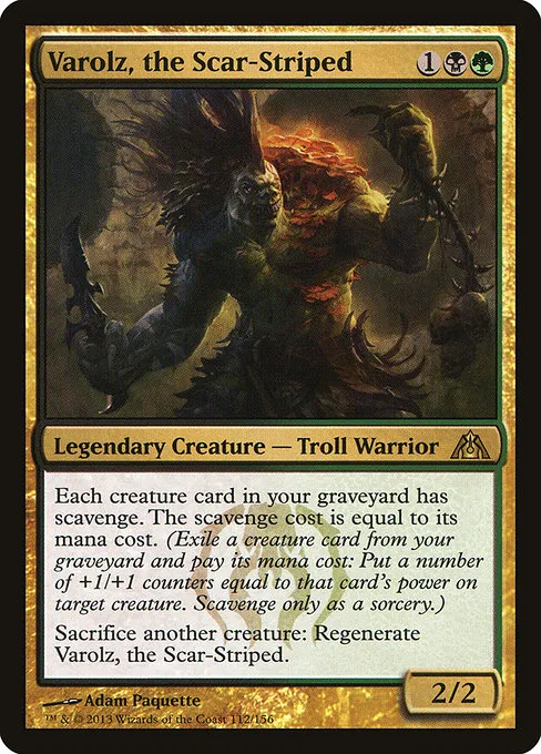Varolz, the Scar-Striped · Dragon's Maze 112/156