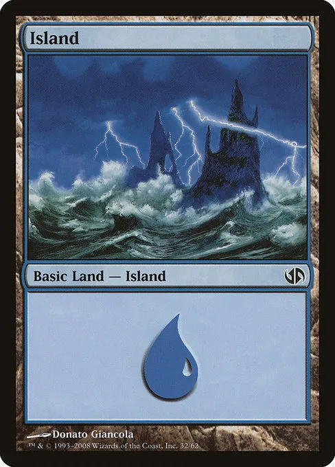 Island · Duel Decks: Jace vs. Chandra 32/64