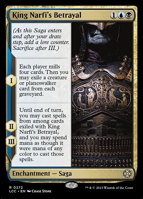King Narfi's Betrayal · The Lost Caverns of Ixalan Commander 272/370
