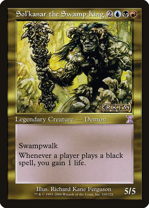 Sol'kanar the Swamp King · Time Spiral Timeshifted 100/121