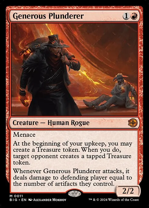 Generous Plunderer · The Big Score 11/95