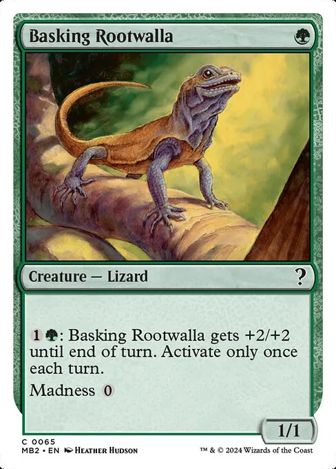 Basking Rootwalla · Mystery Booster 2 65/385